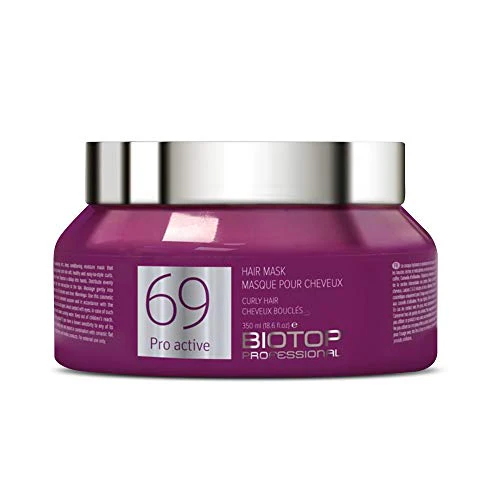 Biotop Professional Hair Mask - Deep Conditioning for Curly/Wavy Hair, No Harmful Chemicals - 11.8oz