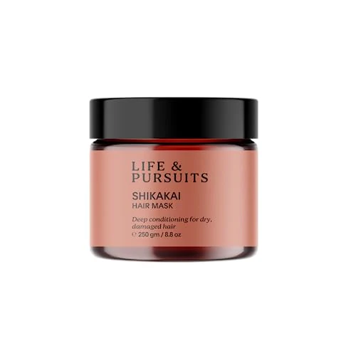 Life & Pursuits Shikakai Hair Mask - Deep Hydration & Repair for Dry, Damaged Hair - 8.8 oz