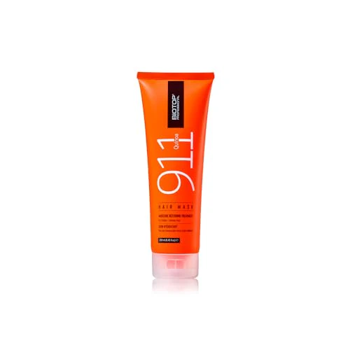 Biotop Professional 911 Quinoa Hair Mask - Revitalizes & Repairs Dry Hair, Color Safe - 8.45oz