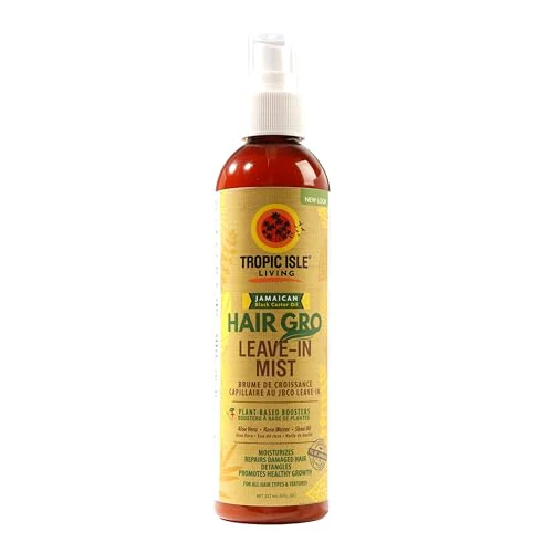 Tropic Isle Living Hair Gro Leave-In Mist - Detangles, Nourishes, Plant-Based - 8oz