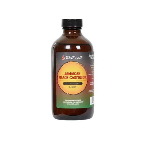 Jamaican Black Castor Oil - Nourishes, Strengthens, Moisturizes Scalp & Hair - 8oz, Vegan