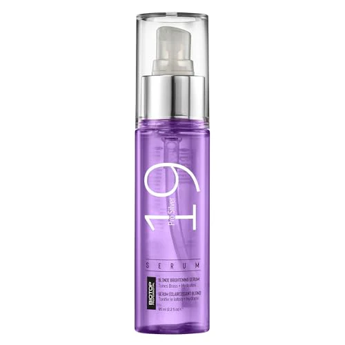 Biotop Professional 19 Pro Silver Hair Oil - Heat Protection, Frizz Control, Vitamin E - 2.2 oz