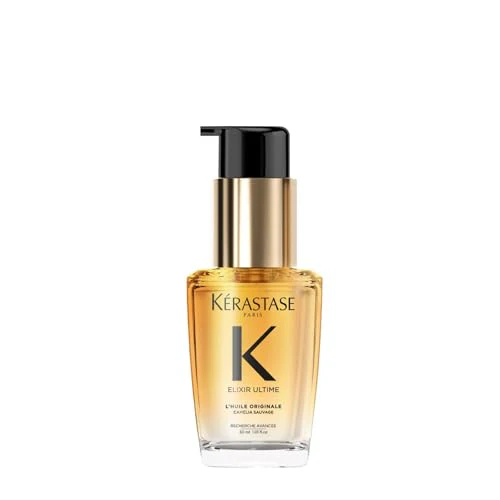 KERASTASE Elixir Ultime Hair Oil - Hydrating Serum for Frizz Control & Shine, 30% Recycled Glass