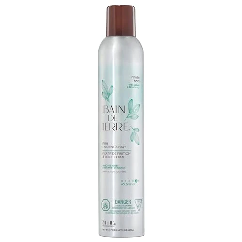 Bain de Terre Hair Styling Spray - Lasting Hold, Shine & Humidity Protection, 9.1 Fl Oz