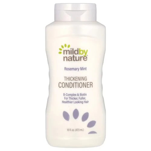 MILD by Nature Hair Thickening Conditioner - B-Complex & Biotin, Rosemary Mint - 16 fl oz