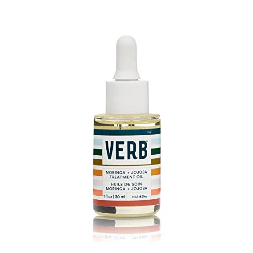 VERB Moringa + Jojoba Treatment Oil - Hydrates, Repairs Damaged Hair & Scalp - 1 fl oz