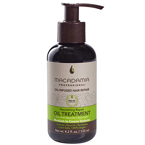 Macadamia Professional Hair Treatment Oil - Nourishing Repair, UV Protection - 4.2oz