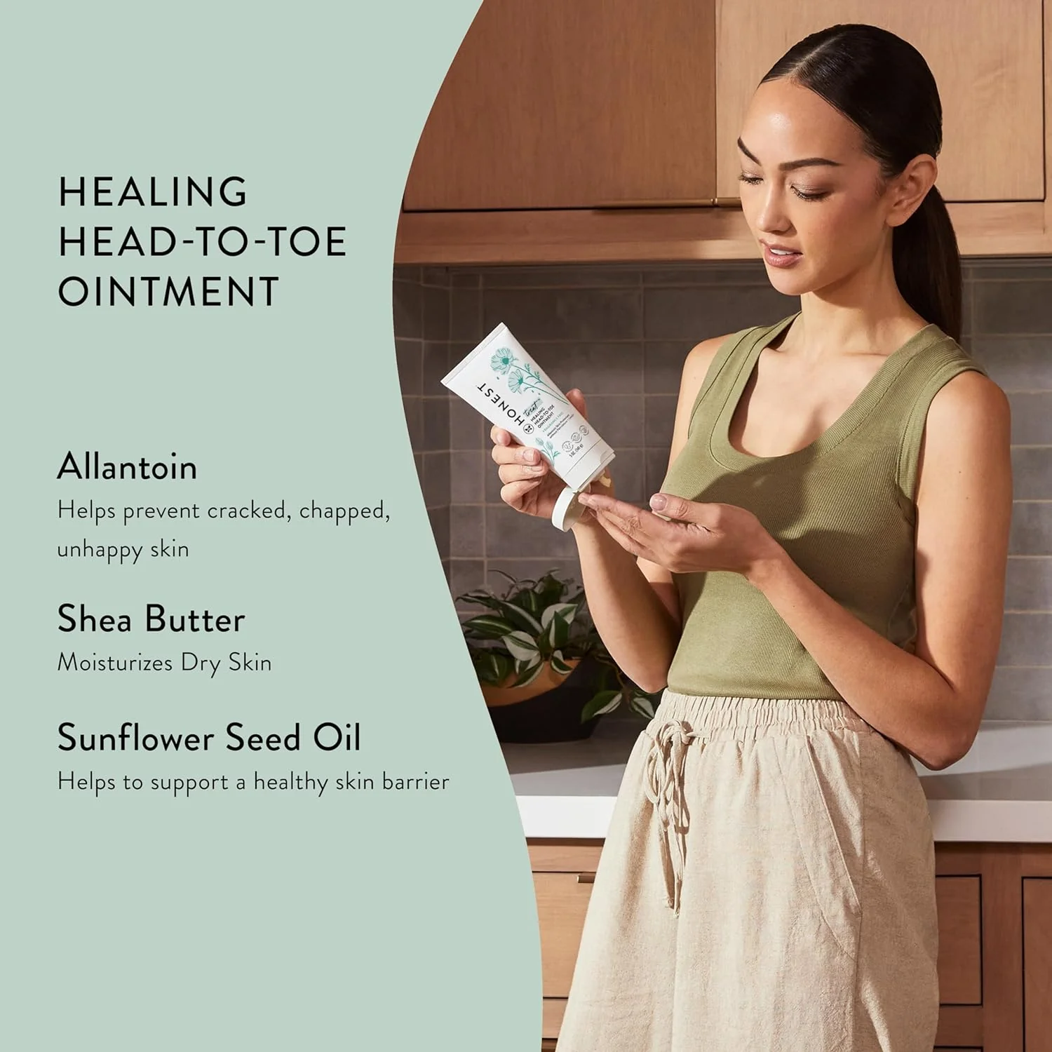 The Honest Company Head-To-Toe Ointment - Allantoin-Powered, Hypoallergenic, Vegan - 10 oz Value Size - Image 5