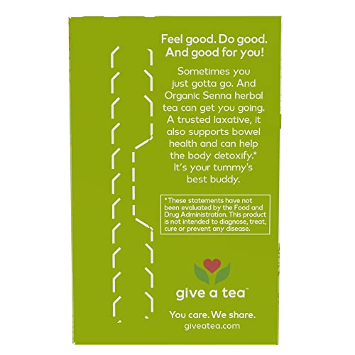 NOW Foods Organic Senna Tea - Herbal Laxative, USDA Organic, Non-GMO, 24 Unbleached Bags - Image 3