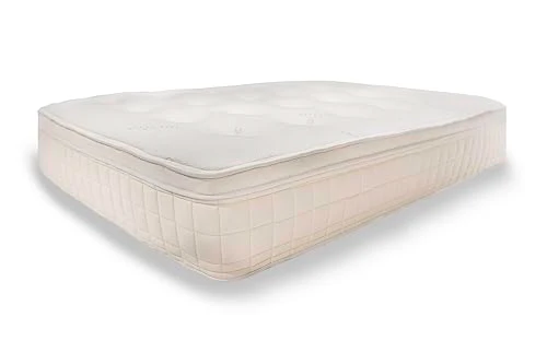 Naturepedic King Hybrid Mattress - Plush Comfort, GOTS & EWG Verified - Cooling Organic Latex