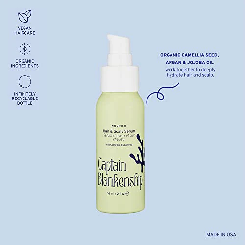 Captain Blankenship Hair Care Set - Nourishing Conditioner & Serum for Frizz Control - 12oz - Image 8