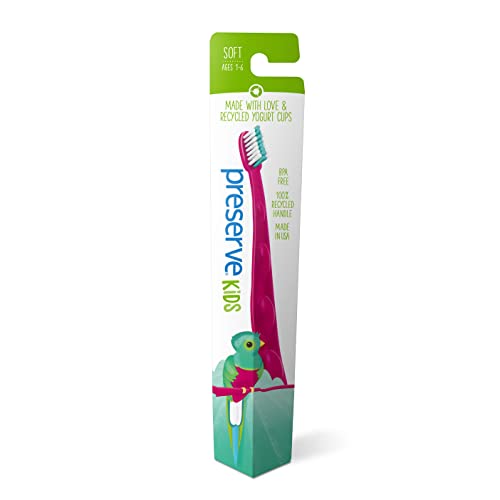 Preserve Kids Toothbrushes - Soft Bristles for Ages 2-8, Supports Wildlife - Pack of 6 - Image 2