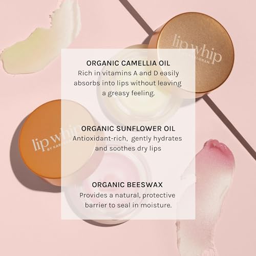 Kari Gran Lip Whip - Hydrating Lip Balm with Organic Oils, Glossy Peppermint Sheen - 0.15oz - Image 6