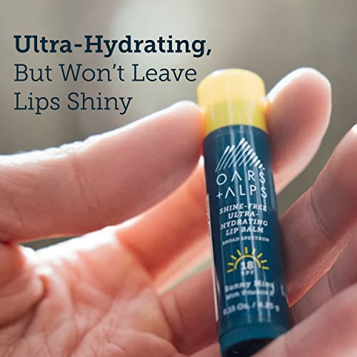 Oars + Alps Lip Balm - Ultra Hydrating, Clear Application, Alpine Mist - 2 Pack, 0.3 Oz - Image 4