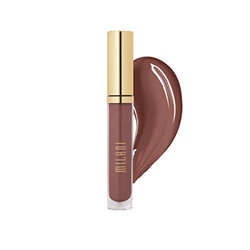 Milani Amore Shine Liquid Lip Color - Nourishing High Shine, Long-Lasting, Cruelty-Free - Foxy 0.1oz