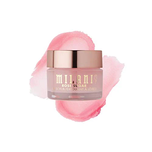 Milani Rose Sugar Lip Scrub - Exfoliates, Nourishes with Natural Oils, Cruelty-Free - 0.8oz