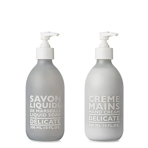 Compagnie de Provence Liquid Hand Soap - Natural Coconut & Olive Oil, Delicate Scent - 10 Fl Oz