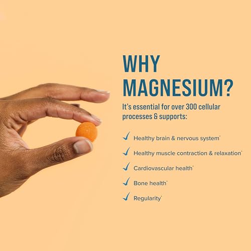 Natural Vitality Calm Magnesium Citrate Gummies - Stress Relief, Vegan & Non-GMO, Orange - 240 Count - Image 6
