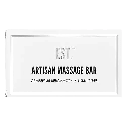 EST. Soothing Massage Bar - Moisturizing Grapefruit-Bergamot, Biodegradable Box - 1.5oz, Pack of 48