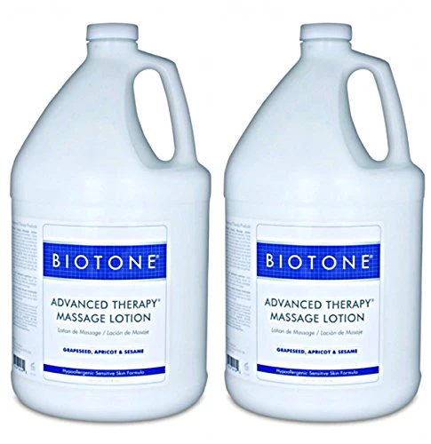 Biotone Advanced Therapy Massage Oil - Hypoallergenic, Non-Greasy Finish - 2 Gallons