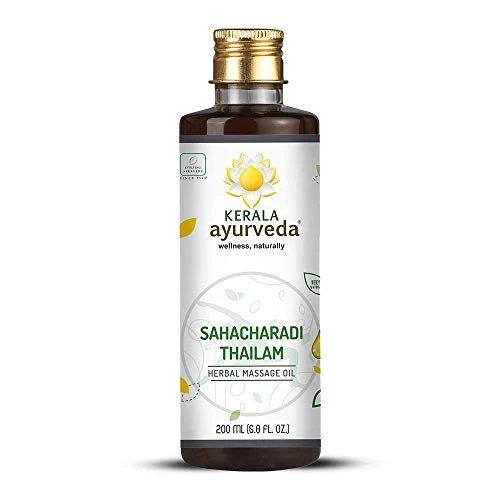 Kerala Ayurveda Sahacharadi Thailam - Relieves Sore Muscles, Herbal Ingredients - 6.76 Fl Oz