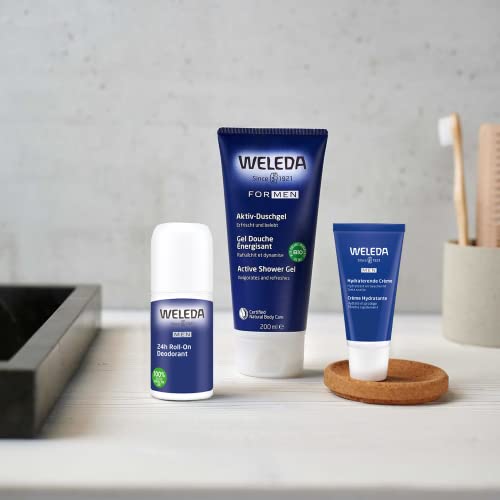 Weleda Men's 24H Roll-On Deodorant - Plant-Powered Odor Protection, No Aluminum Salts - 1.7oz - Image 3