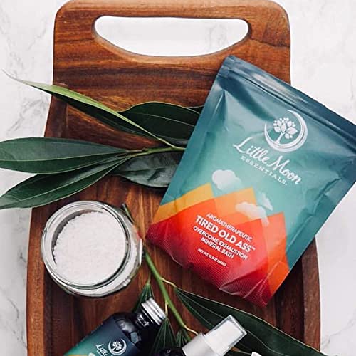 Little Moon Essentials Bath Salt - Revitalizing Relief for Exhaustion, Natural Ingredients - 4 oz - Image 4