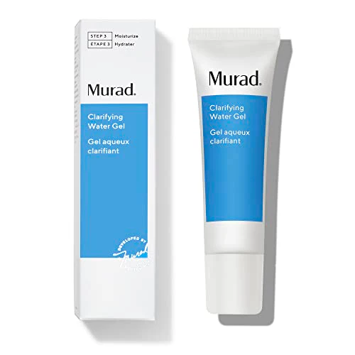 Murad Clarifying Water Gel - Hydrates, Non-Comedogenic, Vegan, 2 Fl Oz for Face, Neck & Chest