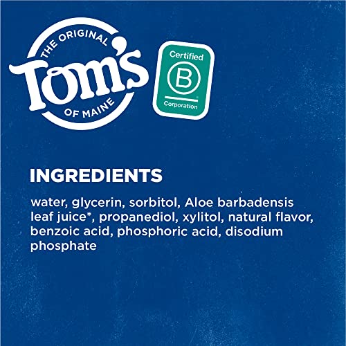 Tom's of Maine Mouthwash - Cavity Protection, Alcohol-Free, Natural Ingredients - 6 Pack, 16 oz - Image 2
