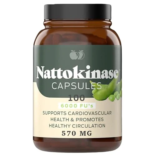 Complete Natural Products Nattokinase Capsules - Supports Circulation, Vegan, Non-GMO - 100 Count