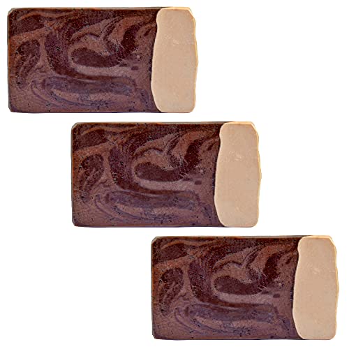 Luxiny Natural Soap Set - Moisturizing Vegan Bars with Hazelnut Cappuccino Scent - 3 Pack - Image 2