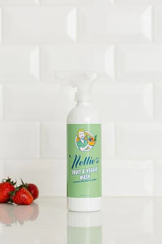 Nellie's Fruit & Veggie Wash - Removes Pesticides, Odorless & Tasteless - 16 fl oz - Image 3