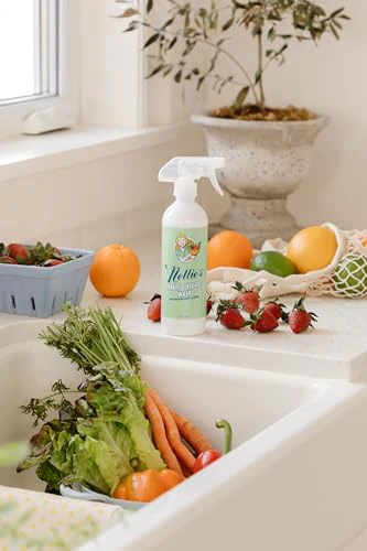 Nellie's Fruit & Veggie Wash - Removes Pesticides, Odorless & Tasteless - 16 fl oz - Image 4