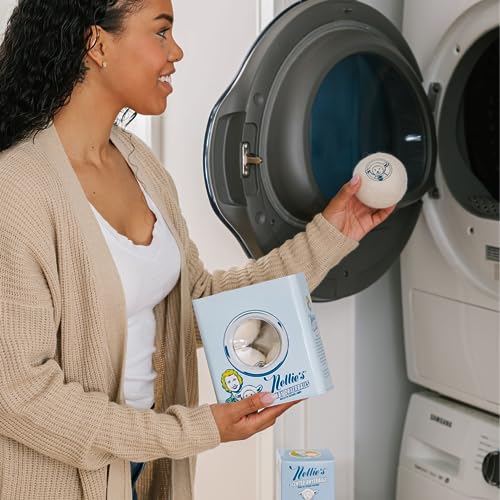 Nellie's Lamby Dryerballs - Softens Fabrics, Reduces Drying Time, 100% Pure Wool - 4-Pack - Image 2