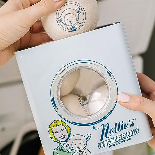 Nellie's Lamby Dryerballs - Softens Fabrics, Reduces Drying Time, 100% Pure Wool - 4-Pack - Image 6