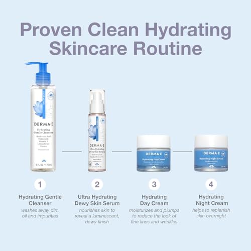 Derma E Night Cream - Deeply Hydrates & Nourishes with Hyaluronic Acid, 2 oz - Image 5