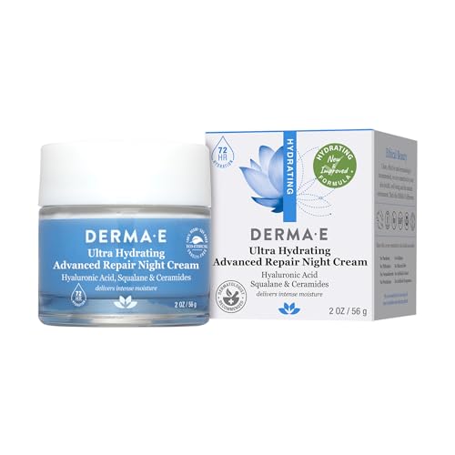 Derma E Night Cream - Deeply Hydrates & Nourishes with Hyaluronic Acid, 2 oz - Image 6