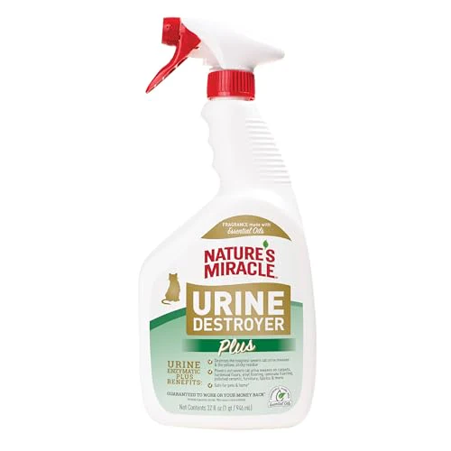 Nature's Miracle Pet Odor & Stain Remover - Enzymatic Formula for Severe Cat Urine, 32 oz - Image 2