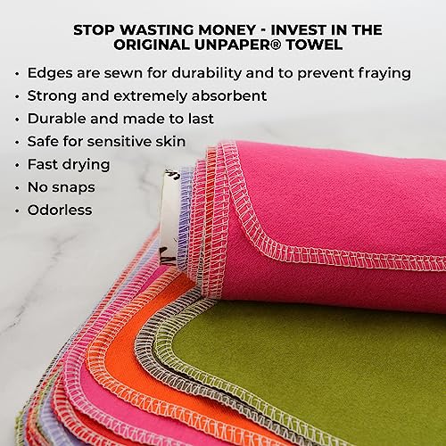 Marley's Monsters UNpaper Towels - Reusable Cotton, High Absorbency, 24 Count Roll - Image 3