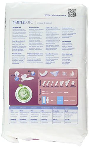 Natracare Menstrual Pads - Soft Organic Cotton, Double Absorbent, Biodegradable - 12 Pads x 2 - Image 2