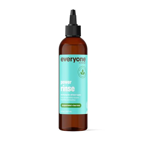 Everyone Hair Care Power Rinse - Detox Scalp Cleanser with Peppermint & Tea Tree - 8 fl oz