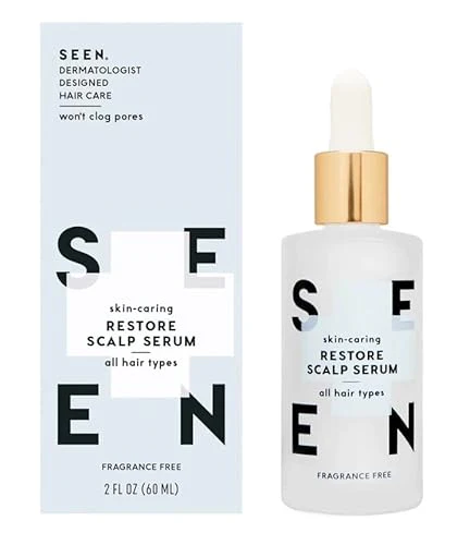 SEEN Restore Scalp Serum - Hydrating Treatment for Sensitive & Eczema-Prone Skin - Fragrance-Free