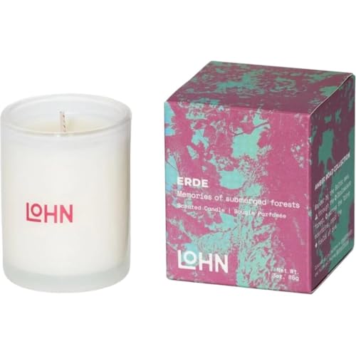 Lohn Erde Mini Candle - Long Lasting Soy Wax, Clean Ingredients, Cedar & Fig - 20 Hour Burn, 3oz - Image 2