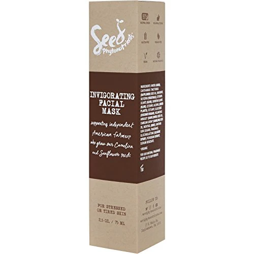 Seed Phytonutrients Facial Mask - Revitalizes Tired Skin, Plant-Based Ingredients - 2.5 oz - Image 2