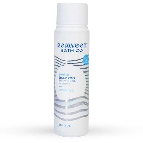 Seaweed Bath Co. Gentle Shampoo - Nourishing for Sensitive Scalps, Unscented, 12oz