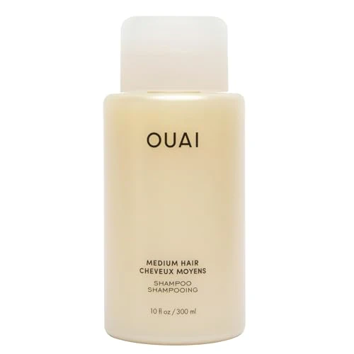 OUAI Medium Shampoo - Hydrates & Strengthens with Coconut Oil, Babassu & Keratin - 10 oz