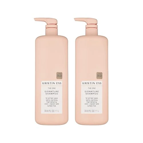 Kristin Ess Hair One Shampoo - Lightly Clarifying, Hydrating with Avocado & Castor Oil - 33.8 fl oz