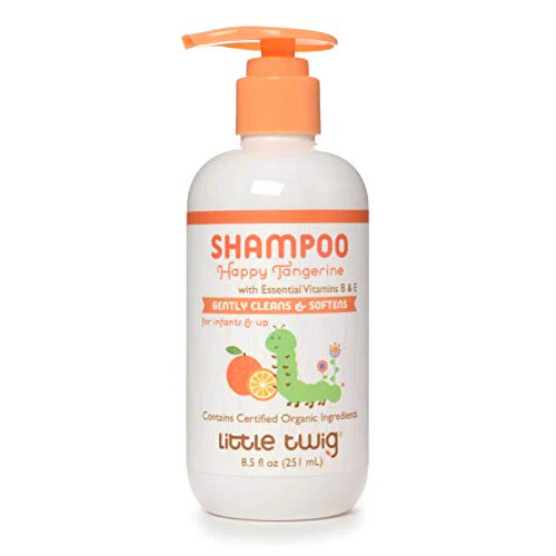 Little Twig Baby Shampoo & Body Wash - Natural Tangerine, Organic Ingredients, 8.5 fl oz
