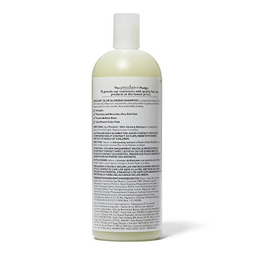 Proclaim Olive Glossing Shampoo - Prevents Color Fading, Nourishes & Detangles - 12oz - Image 2