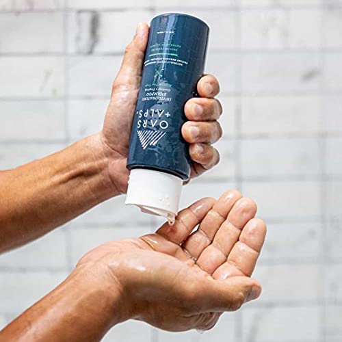 Oars + Alps Men's Shampoo - Soothes Scalp, Hydrates Hair with Witch Hazel & Tea Tree Oil - 12 Fl Oz - Image 4